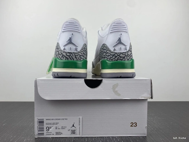 537 (W) EasyMatch Retro Lucky CK9246- 3 Green Jordan 0103